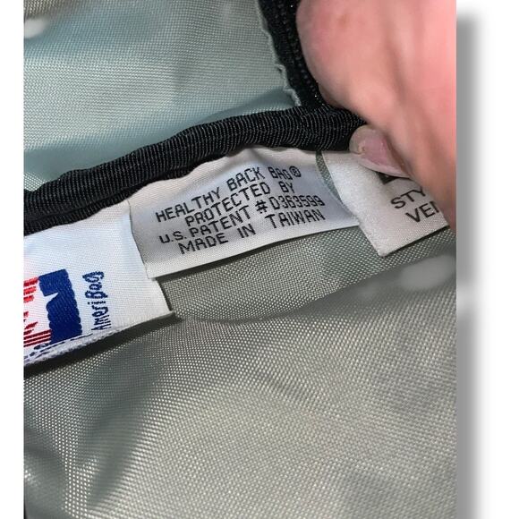 Vintage LL Bean Traveler Ameribag Sling Healthy Back Bag Shoulder Canvas 19" - Picture 12 of 15